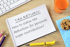 How to claim tax deduction for personal super contribution